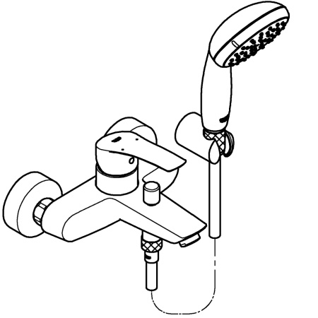 Смеситель для ванны GROHE Eurosmart New 33302 003 (33302003) хром